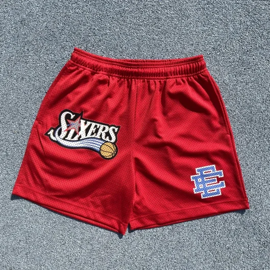 EE x Sixers Shorts Red